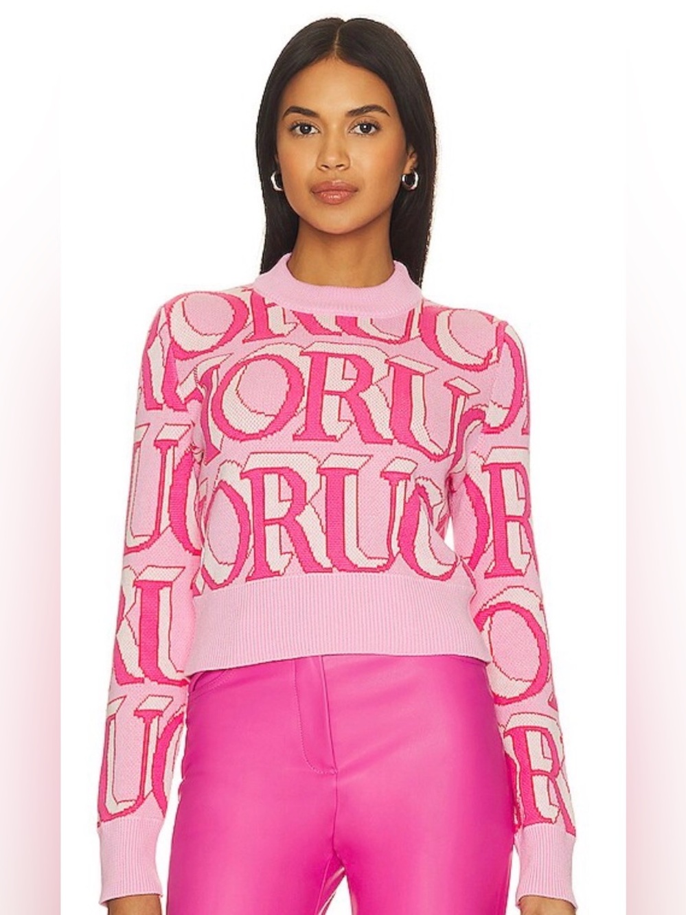 Fiorucci Pink on Pink Sweater Size Small
